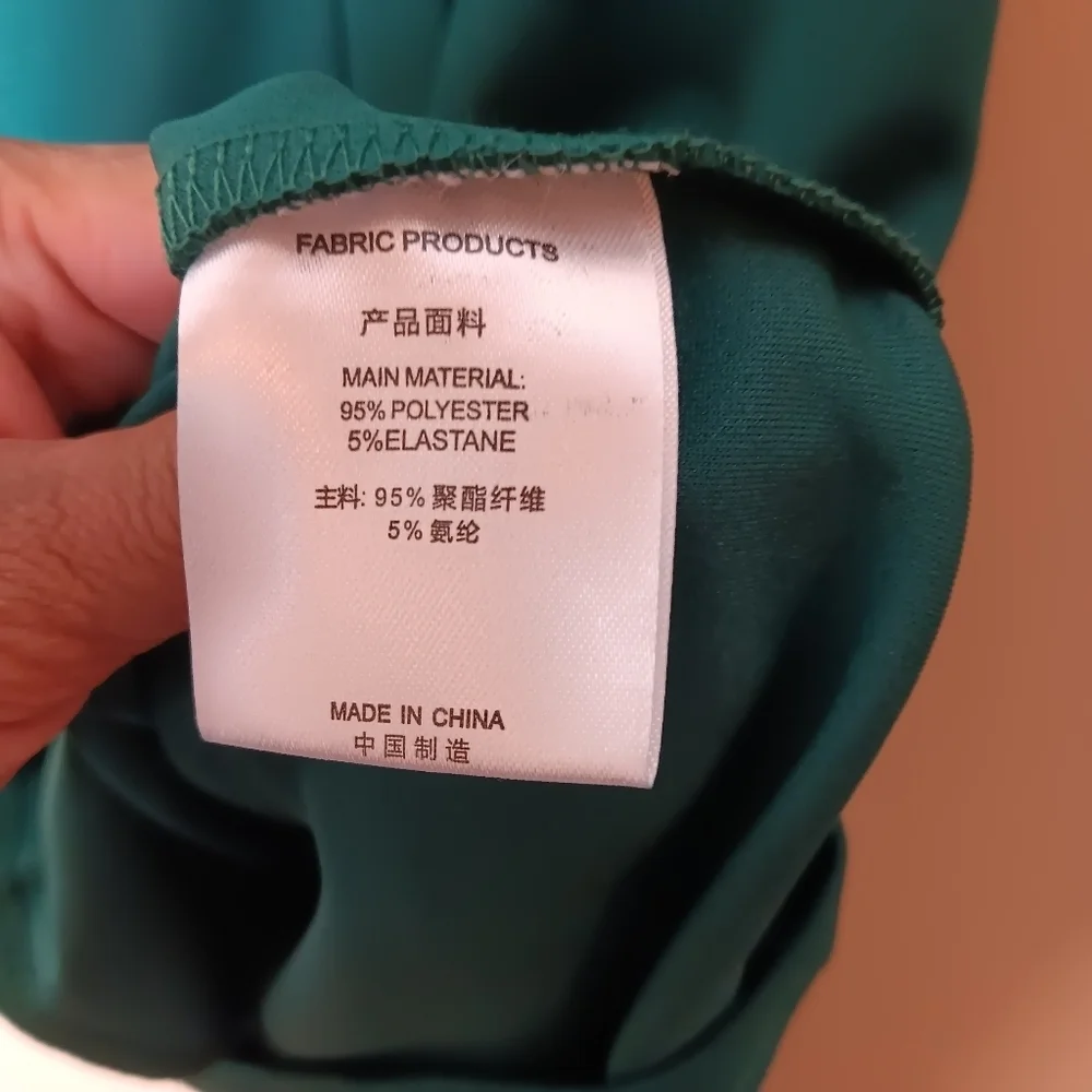 Aisize Vintage Refined Forest Green Pencil Dress. Size small.